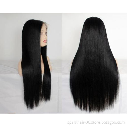 Wholesale Double Drawn 13X4 13X6 Hd Swiss Lace Frontal Wig,Raw Virgin Cuticle Aligned Wig,Brazilian Human Hair Lace Front Wig